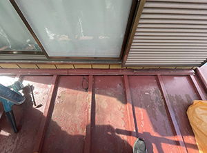 さいたま市緑区の下屋根の葺き替え工事　施工前写真
