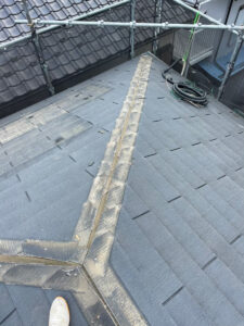 さいたま市岩槻区にて屋根修理（コロニアルからスーパーガルテクトにカバー工法）貫板