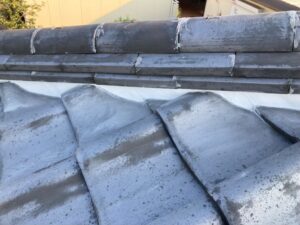 さいたま市浦和区にて屋根修理（漆喰詰め直し）