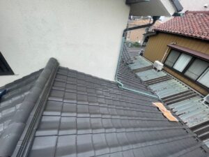 さいたま市岩槻区にて雨漏り修理・屋根修理＜瓦葺き直し＞施工前の写真