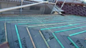 さいたま市浦和区にて屋根修理　葺き直し工事　桟瓦