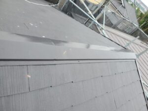 さいたま市にて屋根修理-棟板金の交換