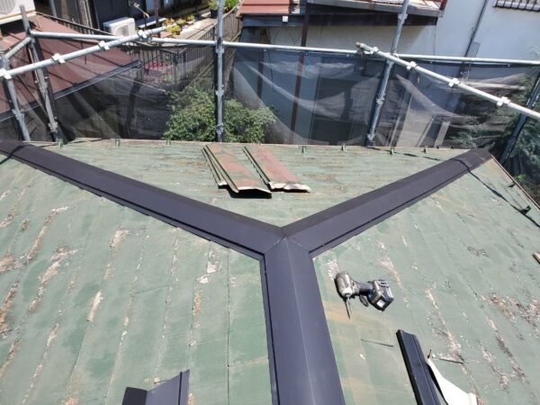 さいたま市浦和区にて屋根修理＜棟板金の交換修理＞の施工後写真
