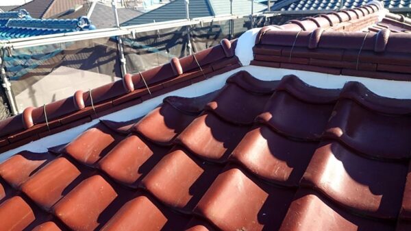 さいたま市緑区にて屋根修理〈瓦屋根の補修・漆喰補修〉の施工後写真