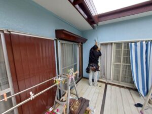 さいたま市浦和区にて屋根修理に伴うアンテナ工事