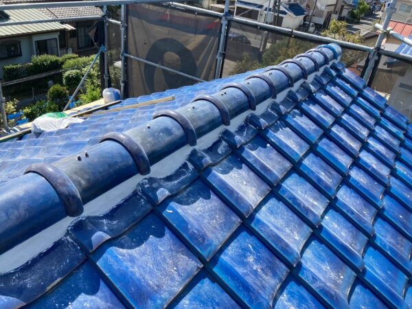 さいたま市浦和区にて屋根修理・雨漏り修理〈築35年瓦屋根の葺き直し工事〉の施工後写真