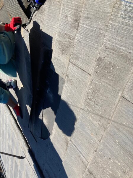 さいたま市浦和区にて屋根修理〈コロニアル屋根の差し替え〉の施工前写真